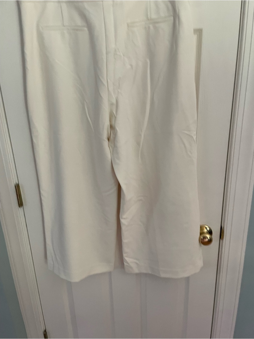 Women’s Off White Tuxedo Ribbon Pant